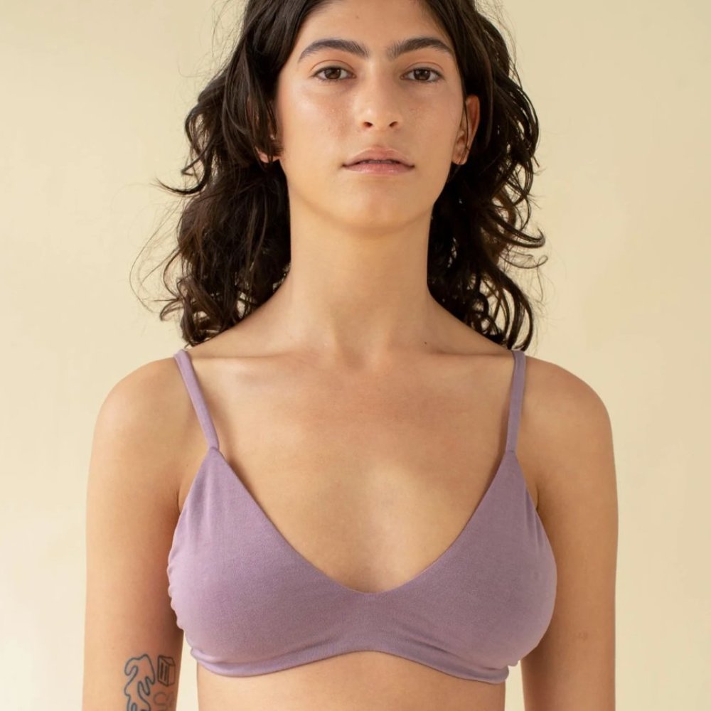 Hara the Label Stella Low Cut Bra - Mauve